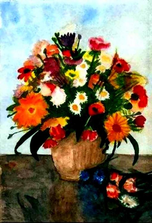 Fonds d'cran Art - Peinture Fleurs Bouquet champtre