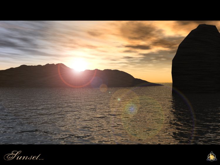 Wallpapers Digital Art 3D - Vue Sunset