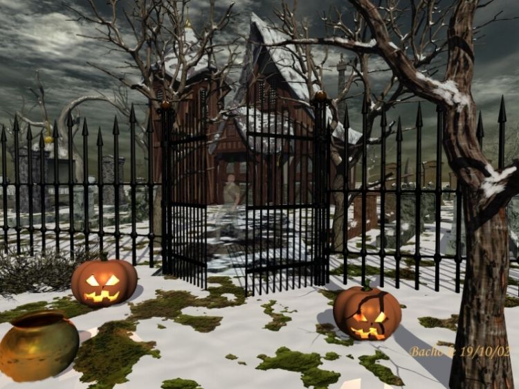 Wallpapers Digital Art 3D - Various Halloween evening