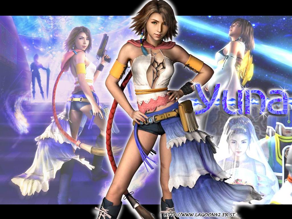 Fonds d'cran Jeux Vido Final Fantasy X-2 Yuna version FFX - 2