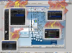 Wallpapers Digital Art Windows s'enflame