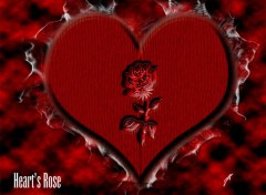 Wallpapers Digital Art Heart's Rose