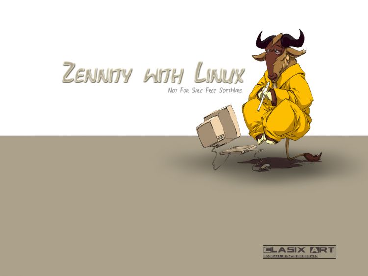 Fonds d'cran Informatique Linux Zennity With Linux