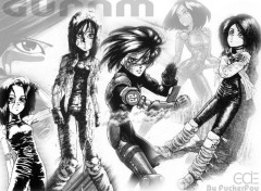 Fonds d'cran Manga Gunnm - Alita ;)