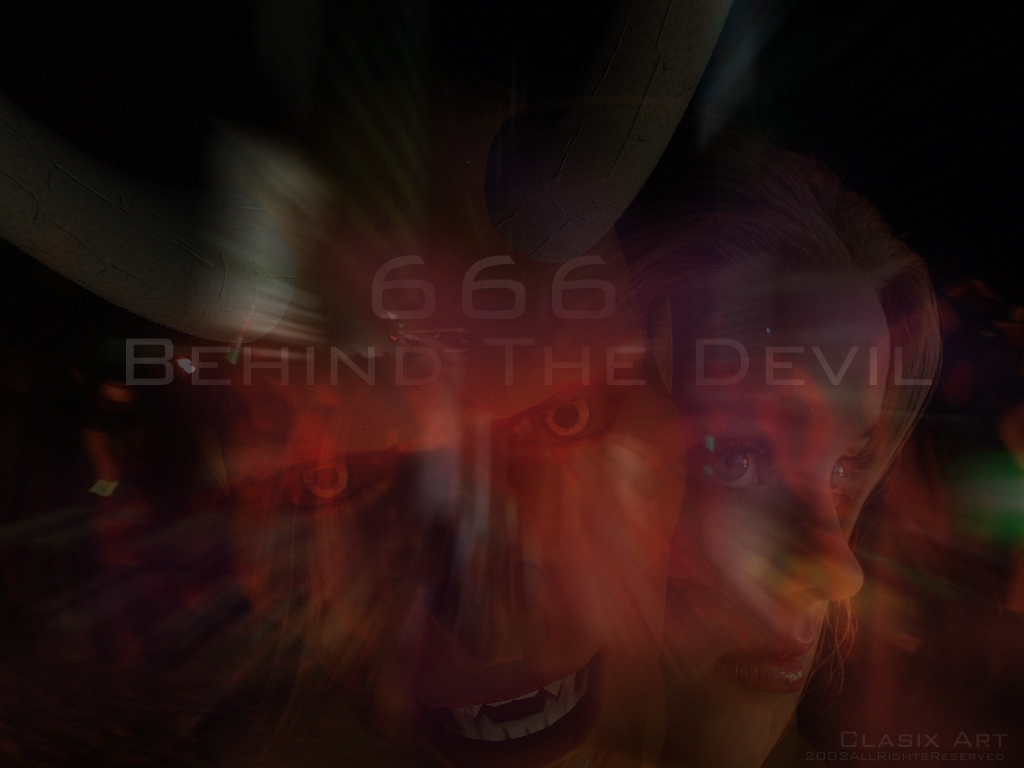 Wallpapers Digital Art Hell Behind the Devil