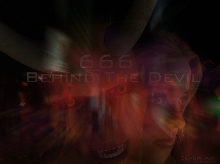 Wallpapers Digital Art Hell Behind the Devil