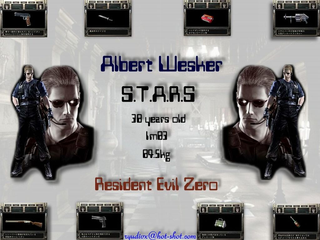 Fonds d'cran Jeux Vido Resident Evil Albert Wesker