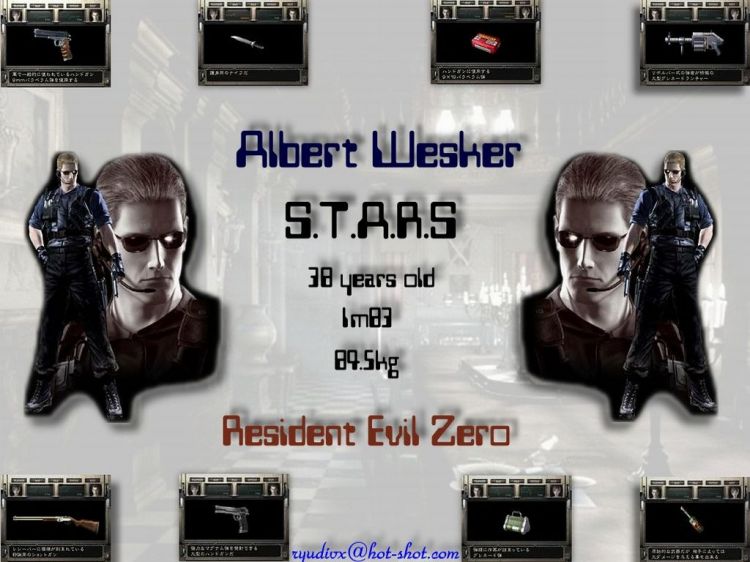 Wallpapers Video Games Resident Evil Albert Wesker