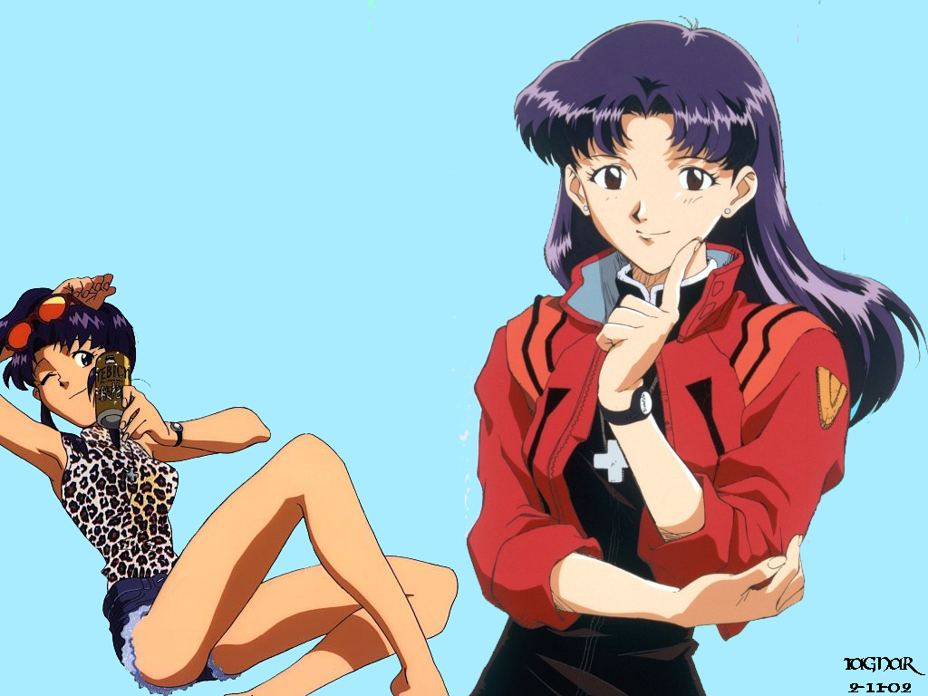 Fonds d'cran Dessins Anims Evangelion  Katsuragi Misato03