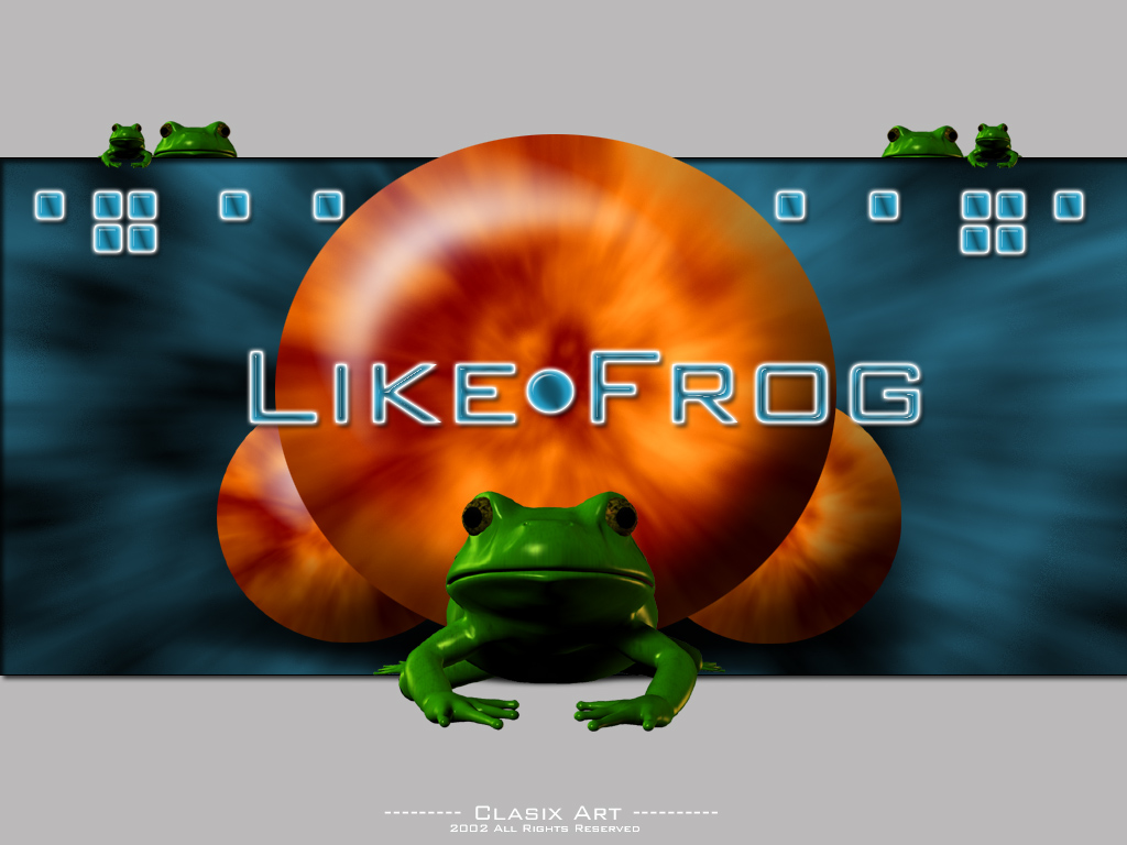 Fonds d'cran Art - Numrique 3D - Divers Like Frog