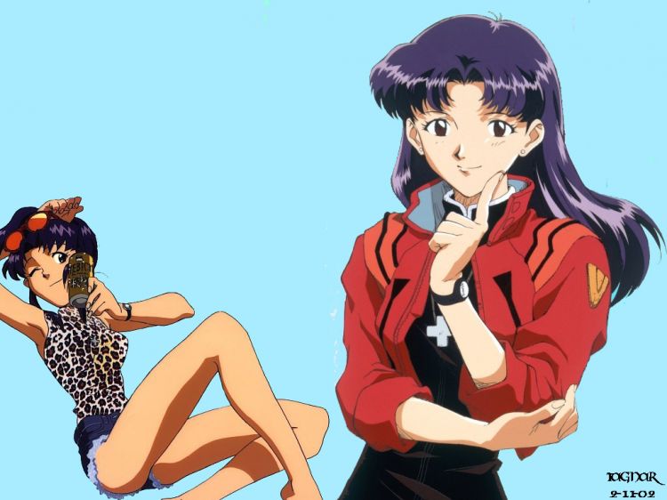 Fonds d'cran Dessins Anims Evangelion  Katsuragi Misato03