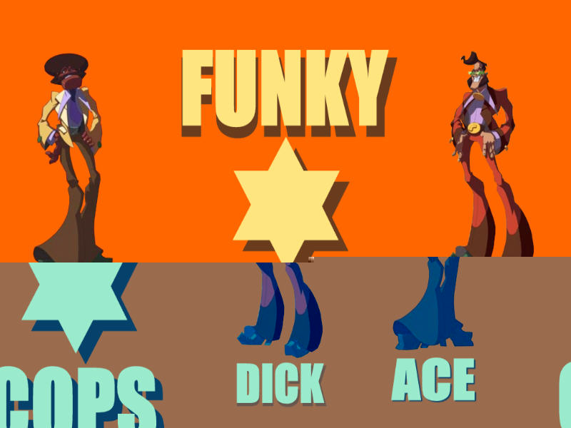 Fonds d'cran Dessins Anims Funky Cops Funky Men