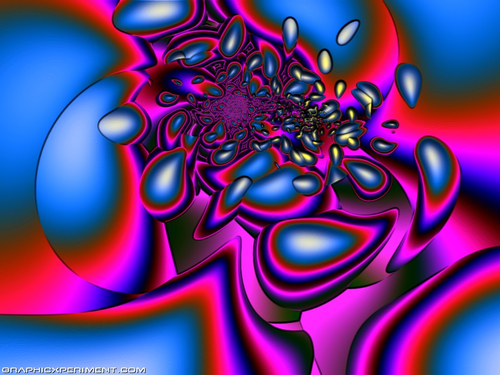 Wallpapers Digital Art Fractals, Kaleidoscope Particules