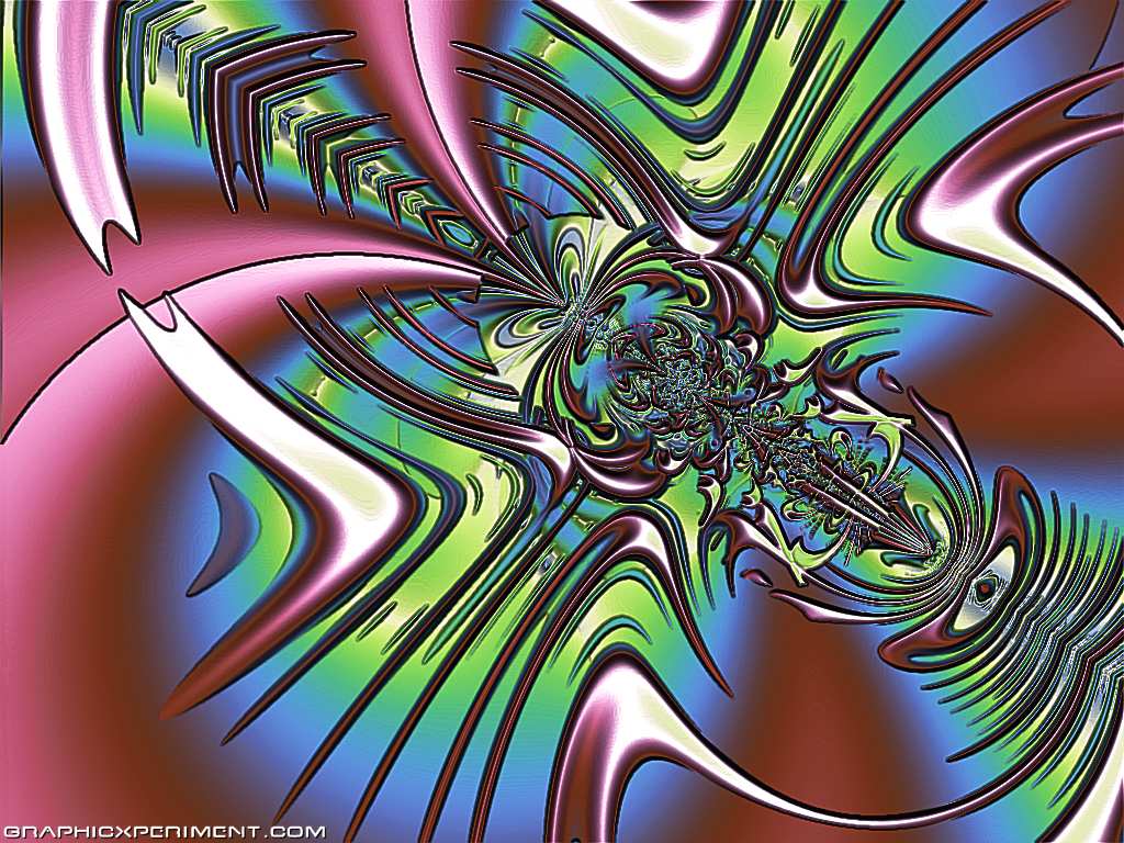 Wallpapers Digital Art Fractals, Kaleidoscope Irisdescence