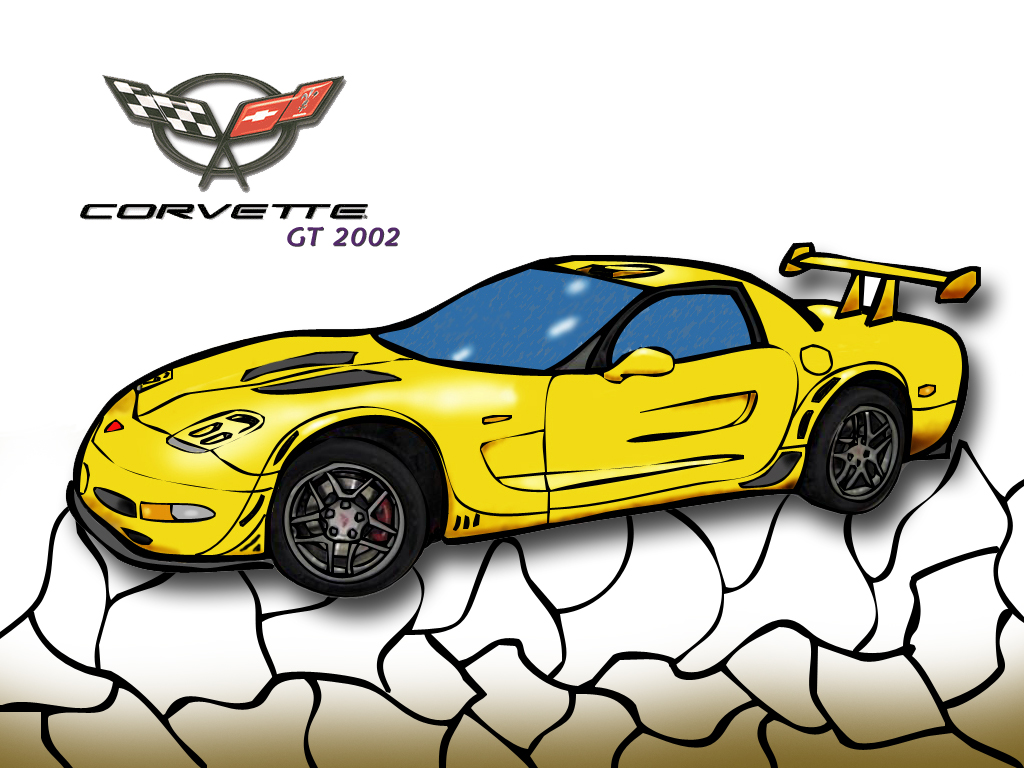 Fonds d'cran Voitures Chevrolet Chevrolet Corvette GT 2002