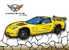 Fonds d'cran Voitures Chevrolet Corvette GT 2002