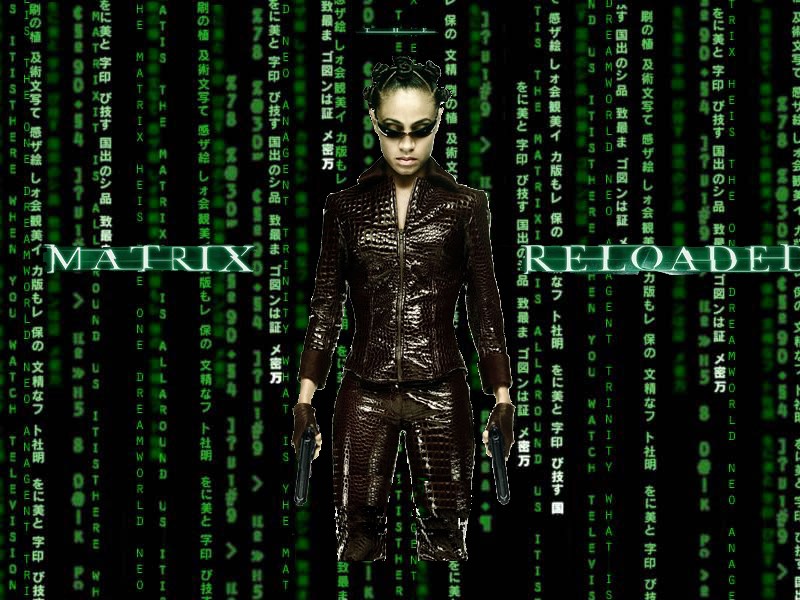 Wallpapers Movies Matrix 2 Reloaded Niobi