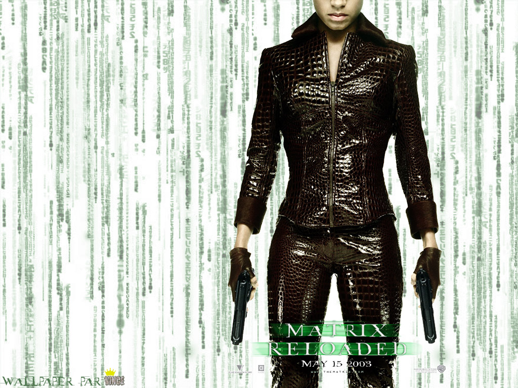 Fonds d'cran Cinma Matrix 2 Reloaded The Matrix Reloaded - Niobe