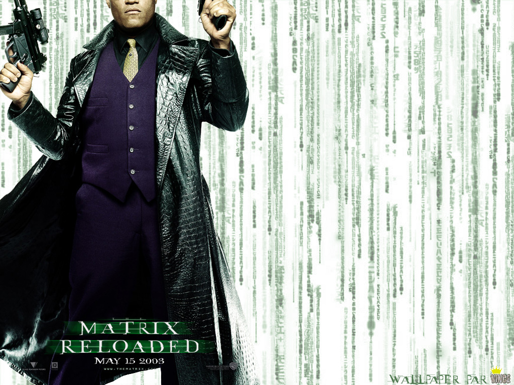 Wallpapers Movies Matrix 2 Reloaded The Matrix Reloaded - Morpheus