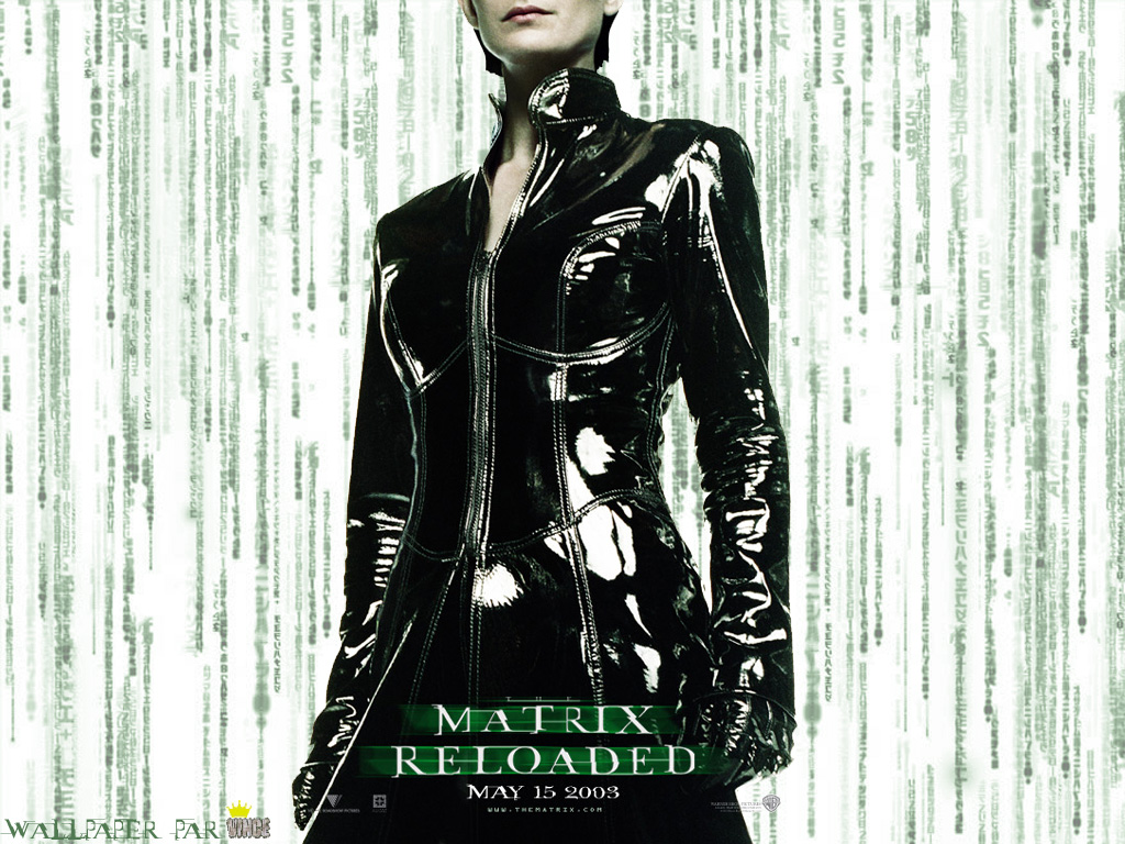 Fonds d'cran Cinma Matrix 2 Reloaded The Matrix Reloaded - Trinity