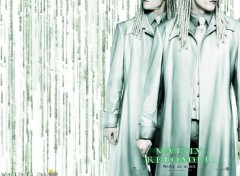 Fonds d'cran Cinma The Matrix Reloaded - The Twins