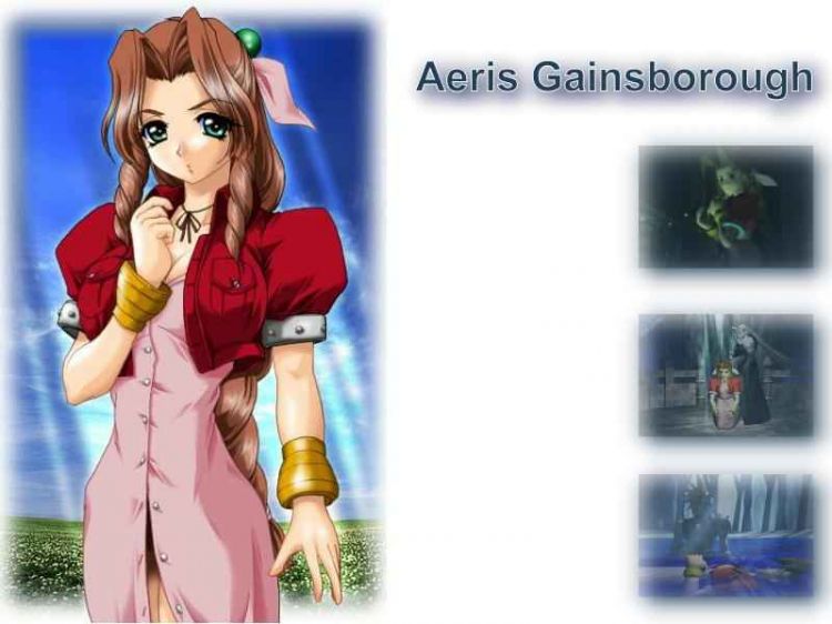 Wallpapers Video Games Final Fantasy VII Final Fantasy 7 - Aeris