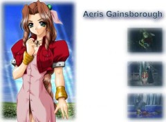 Fonds d'cran Jeux Vido Final Fantasy 7 - Aeris