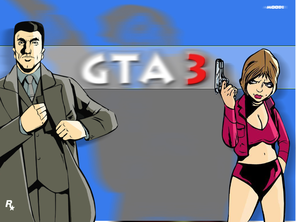 Wallpapers Video Games GTA 3 Donald Love & Misty