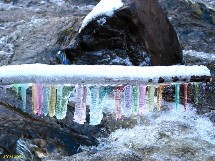 Fonds d'cran Nature Fleuves - Rivires - Torrents Glaons en formation