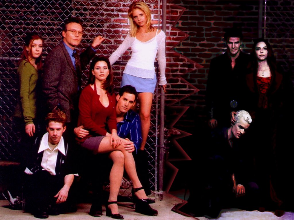 Wallpapers TV Soaps Buffy, the Vampire Slayer The spirit of the group