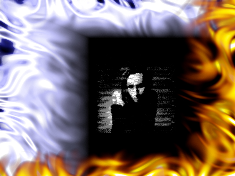 Wallpapers Music Marilyn Manson Fire Manson