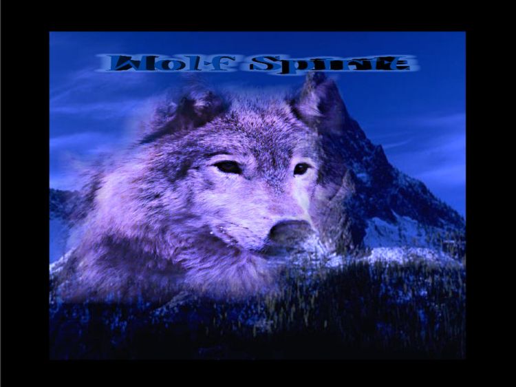 Wallpapers Digital Art Animals l'esprit du loup