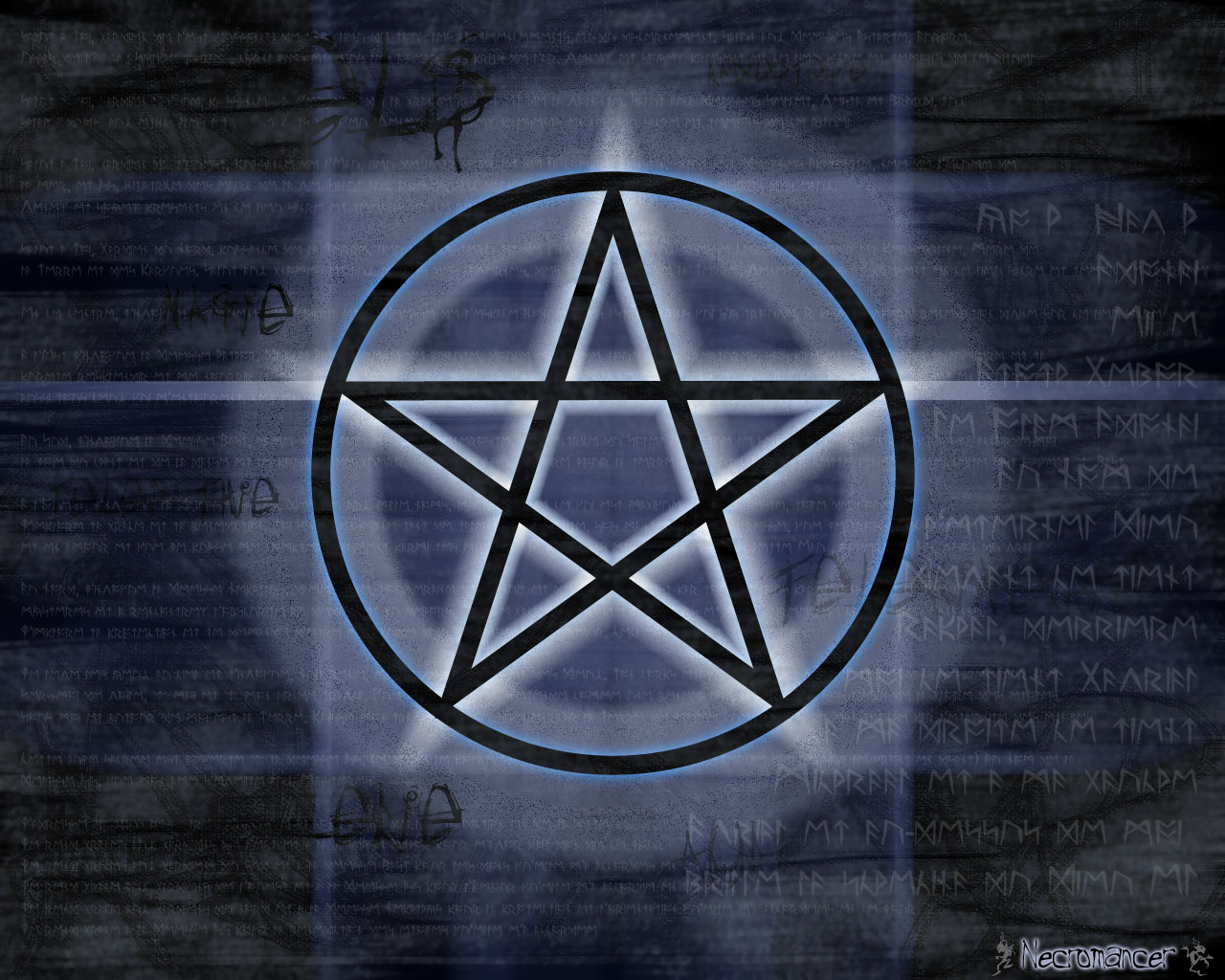 Fonds d'cran Fantasy et Science Fiction Abstrait Pentacle