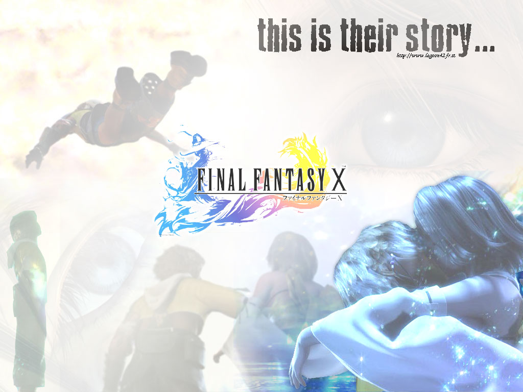 Fonds d'cran Jeux Vido Final Fantasy X Yuna et Tidus :).