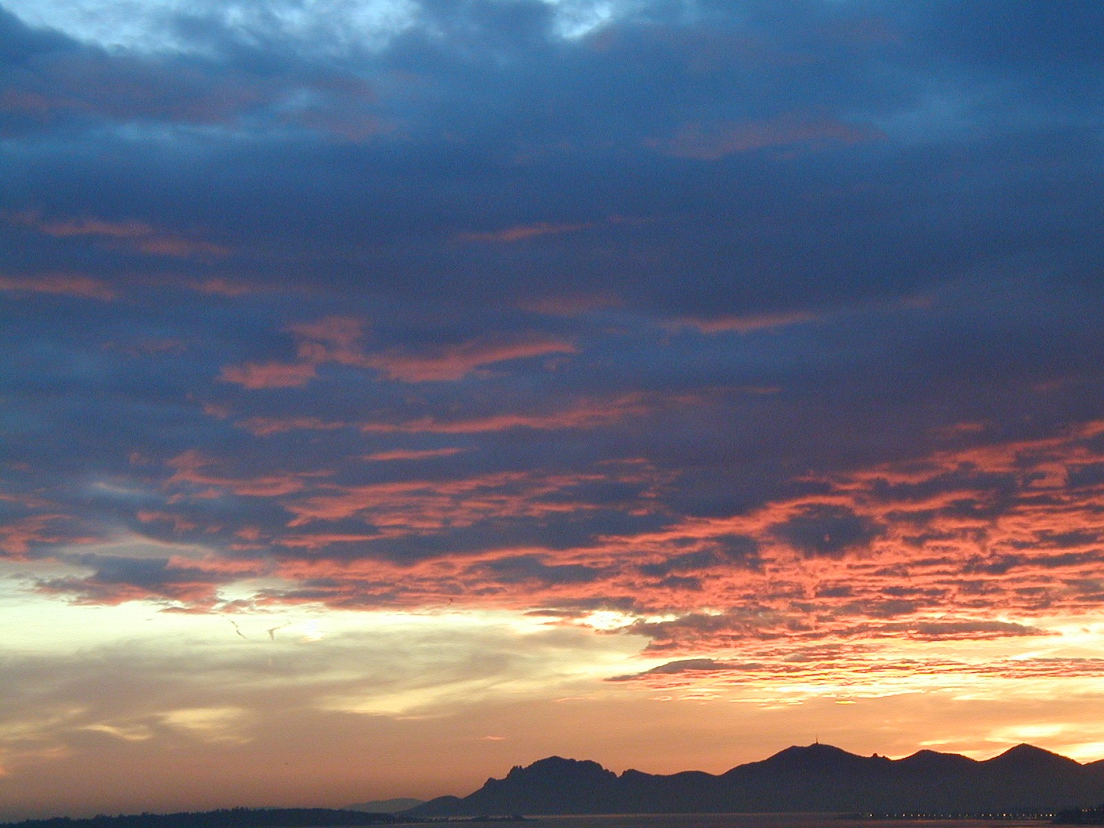 Fonds d'cran Nature Couchers et levers de Soleil Antibes