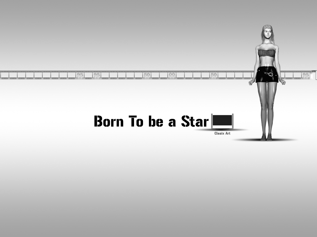 Wallpapers Digital Art Cybermodels Born To be a Star