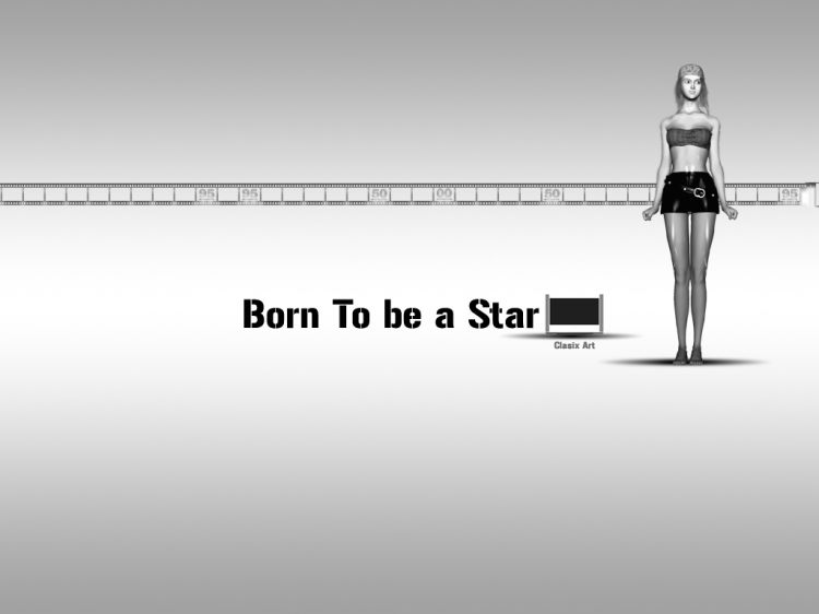 Wallpapers Digital Art Cybermodels Born To be a Star