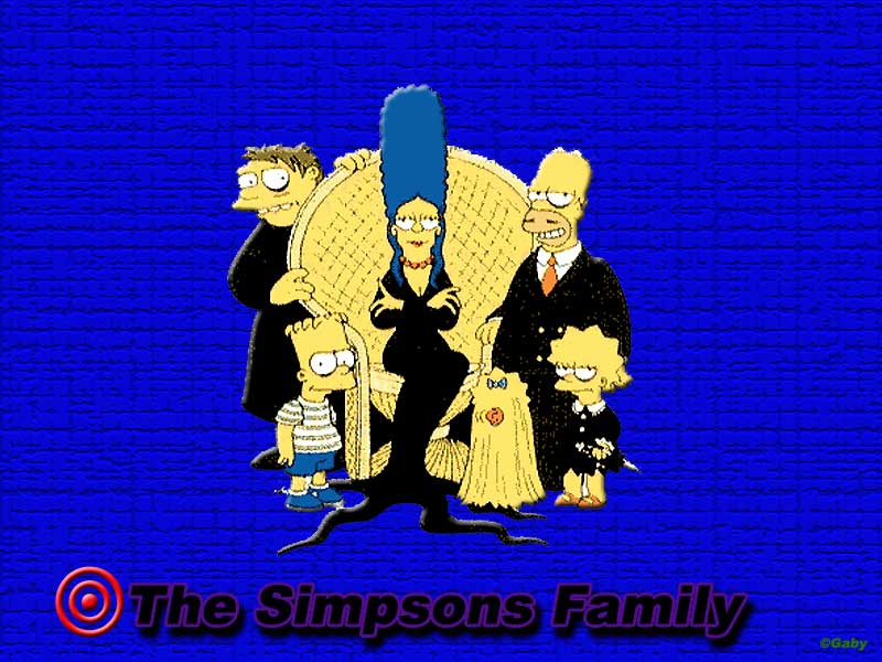 Wallpapers Cartoons The Simpsons The Simpsons Family