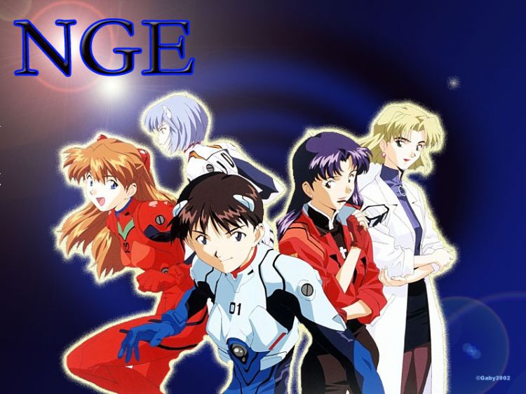 Wallpapers Cartoons Evangelion NGE - Groupe