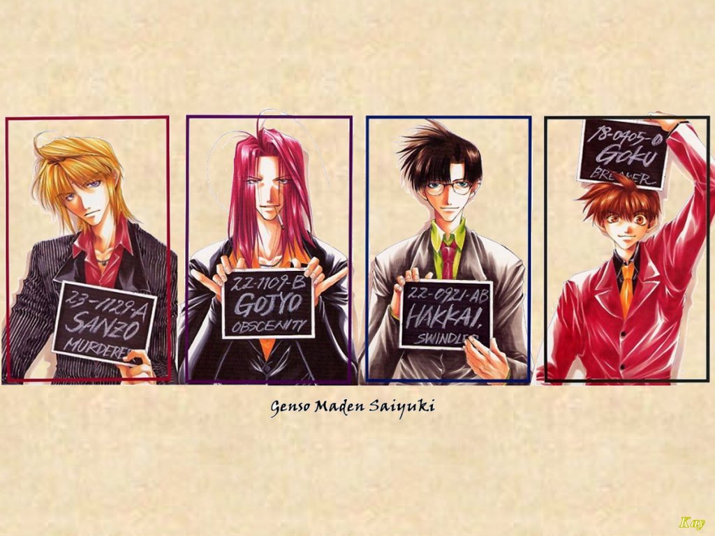 Fonds d'cran Manga Saiyuki Arrestation