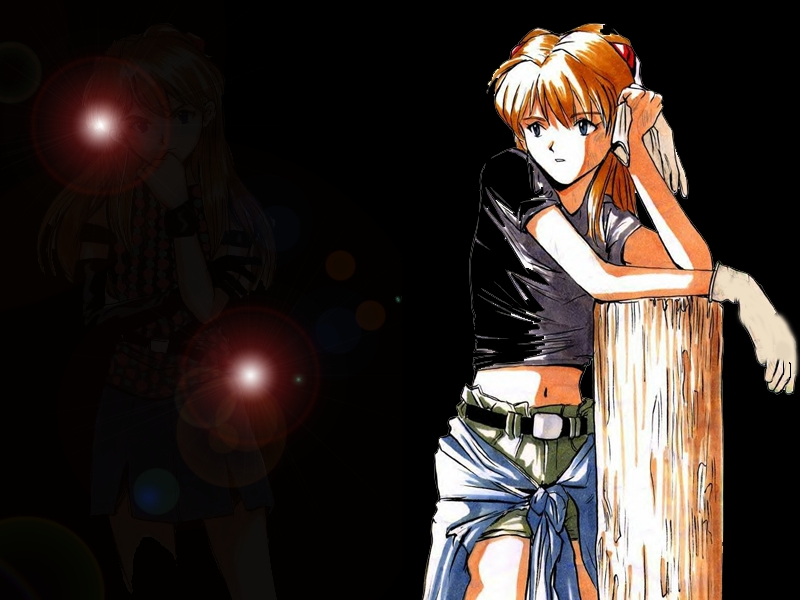 Wallpapers Cartoons Evangelion Asuka