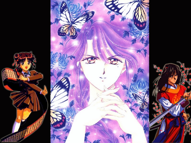 Wallpapers Manga Fushigi Yuugi Nuriko et ses meilleurs amis