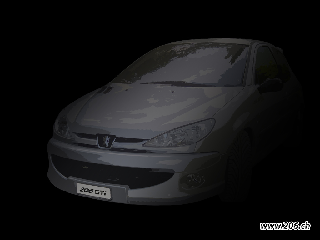 Wallpapers Cars Peugeot Ma 206 GTi