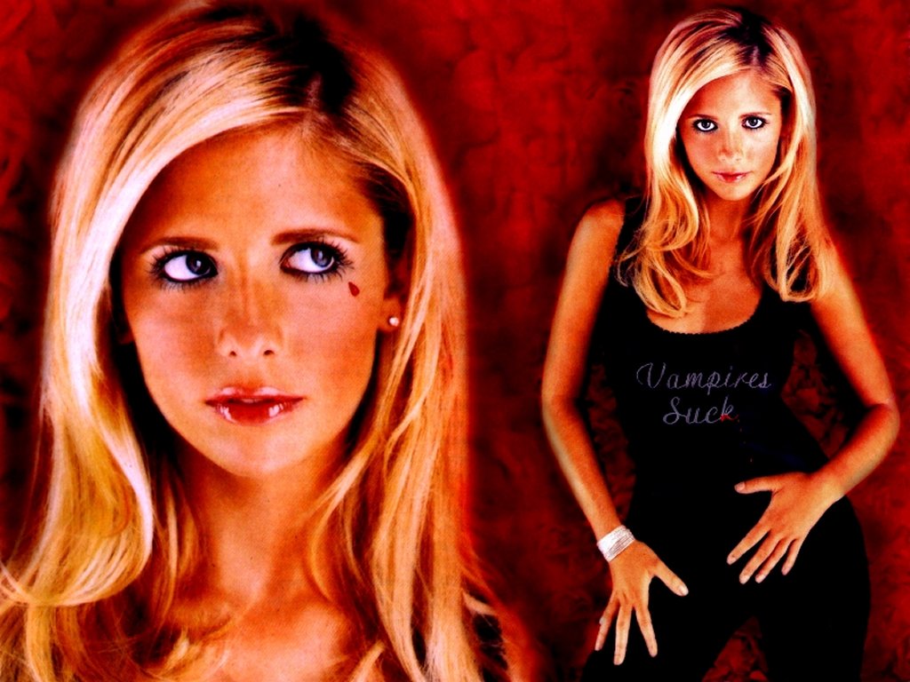 Wallpapers Celebrities Women Sarah Michelle Gellar Buffy the slayer