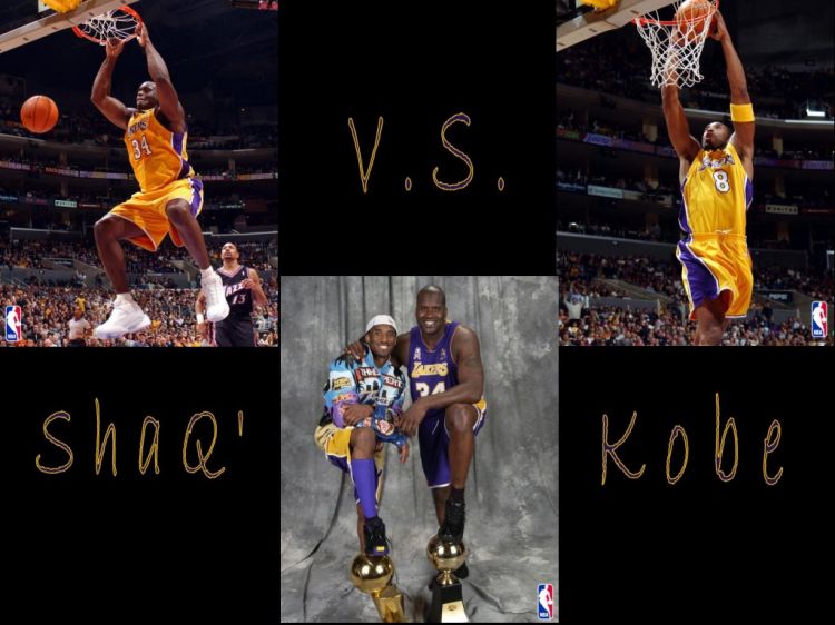 Wallpapers Sports - Leisures Basketball ShaQ' VS Kobe