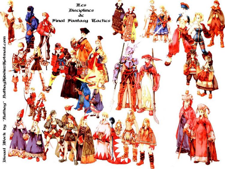 Fonds d'cran Jeux Vido Final Fantasy Tactics Ruthay Discuplines of Tactics