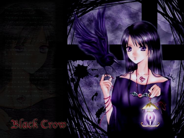 Fonds d'cran Manga Divers Black Crow