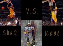 Wallpapers Sports - Leisures ShaQ' VS Kobe