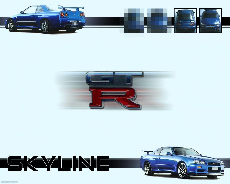 Wallpapers Cars Skyline Nissan Skyline-GTR R34