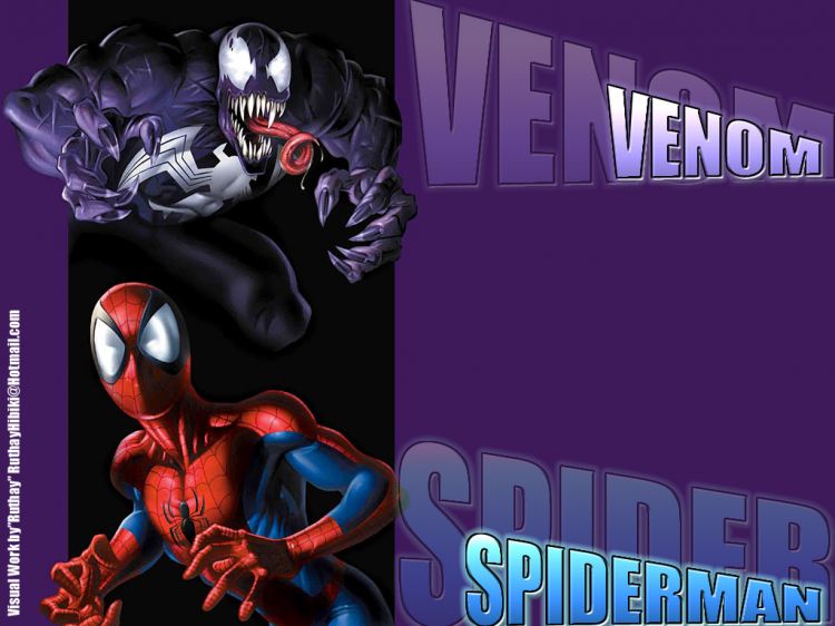 Wallpapers Comics Spider Man Ruthay Spiderman & Venom 01